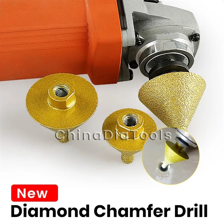 Brazed Diamond Chamfer Drill